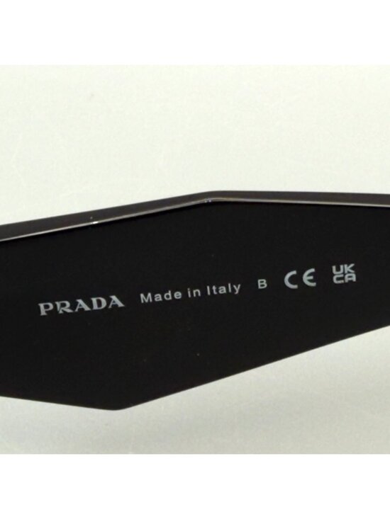 Prada PR 08YS 1AB5S0 Sunglasses Black Dark Grey 51 18 145 3N READ main image 12